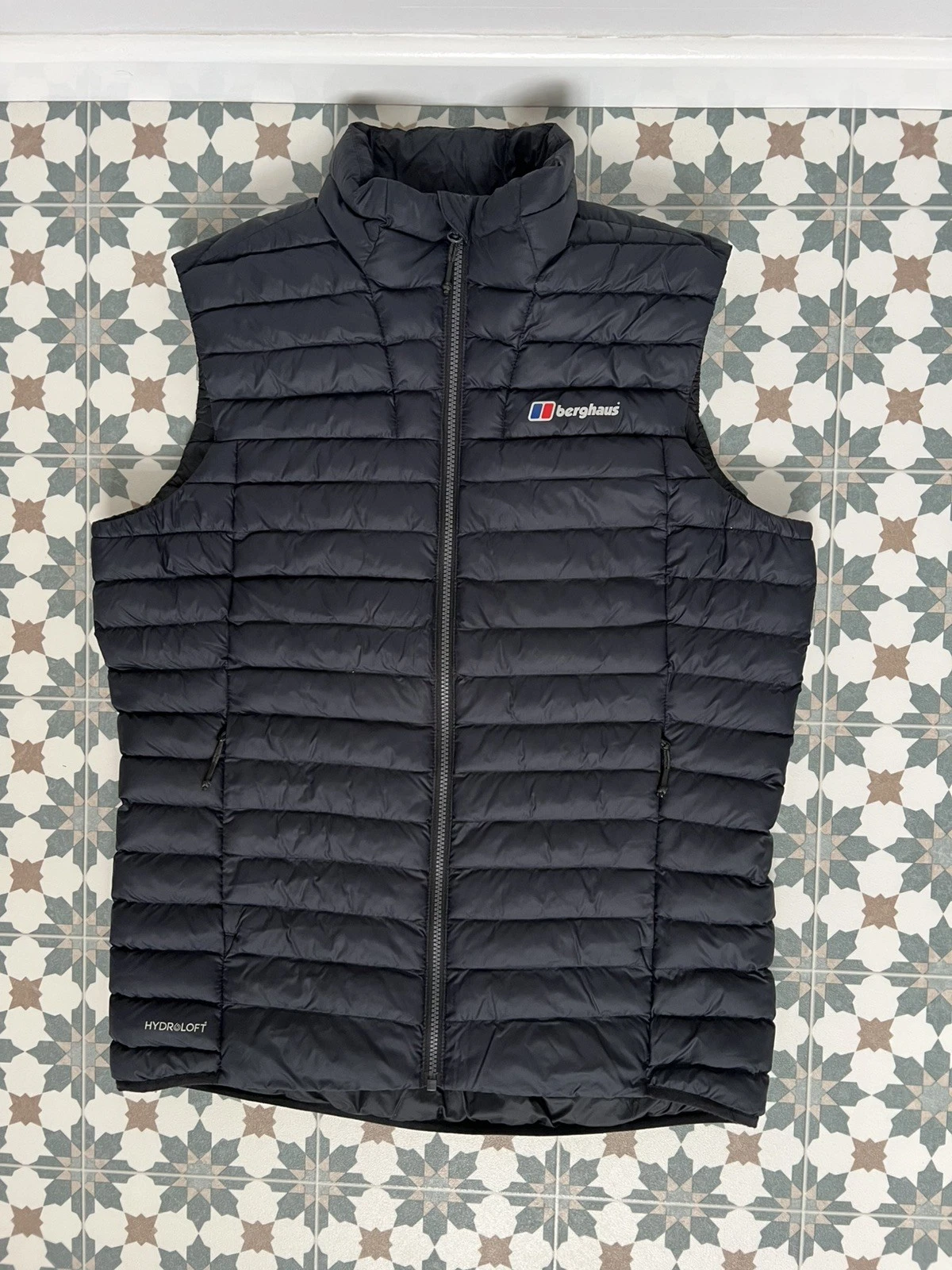 Berghaus Mens Vaskye Hydroloft Pertex Quantum Down Gilet Vest - Medium - Black