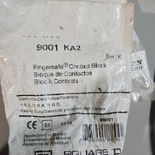 SQUARE D 9001-KA2 FINGERSAFE CONTACT BLOCK 88001