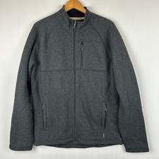 Smartwool Echo Lake Jacket Wool Full Zip Heather Gray SW0SP638 Men's Size L