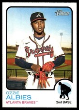 Ozzie Albies 2022 Topps Heritage #378 Braves MLB READ FREE SHIPPING AutographDen