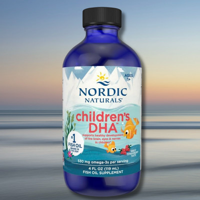 Children's DHA Liquid - Omega-3 DHA Oil For Kids, 4 oz.