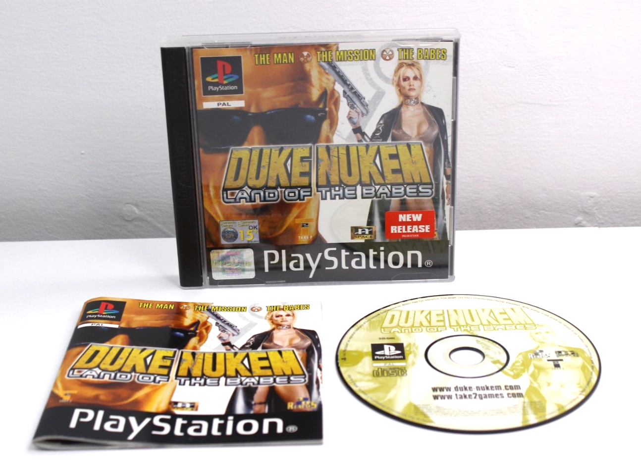 Duke Nukem Land Of Babes (Sony PlayStation 1,ps1 uk
