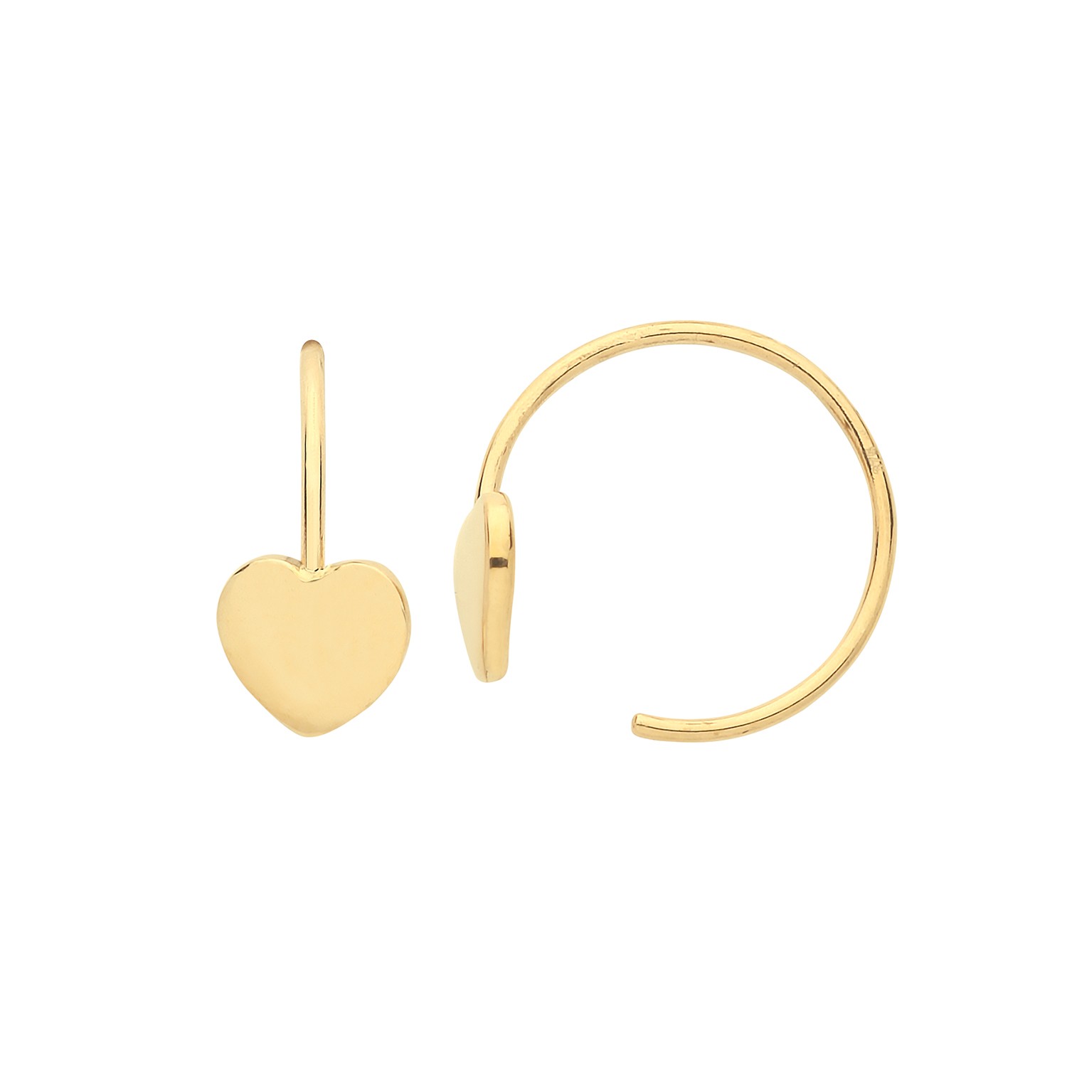 Boucles d'oreilles coeur or 375/1000 : Le cadeau d'amour idéal pour femme
