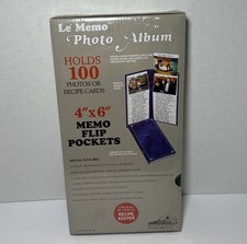 Pioneer Le Memo Photo Album 4x6 Flip Pockets 100 Pictures SF-46 VTG BRAND NEW