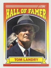 1990 Score - Hall of Famer Tom Landry #597
