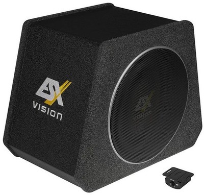 ESX V-800A - 20cm Aktiv Gehäusesubwoofer - 400 Watt - mit Verstärker