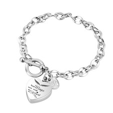 Urn Bracelet for Ashes Stainless Steel Locket Bracelet for ashes OT Buckle Cr...