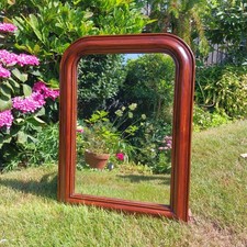 Very Nice Antique/Vintage French Dark Wood Mirror in the Louis Phillipe Style