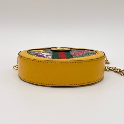 Gucci GG Supreme Flora Ophidia Round Mini Shoulder Bag | eBay