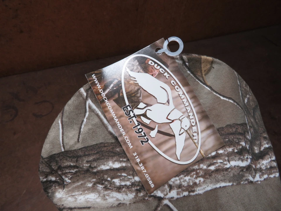 De Colección Nuevo Con Etiquetas Duck Commander Camuflaje Marrón Reversible Invierno Medias Sombrero Gorro Medias Foto 3 de 4