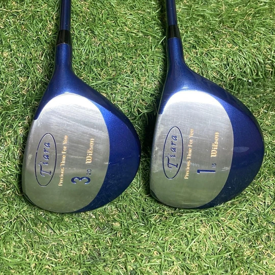 Damen Wilson Tiara Schläger Set 1W 3W 5W 5i 7-9i Pw Sw PT 10-teilig Frauen Golf Graphit - Bild 2 von 4