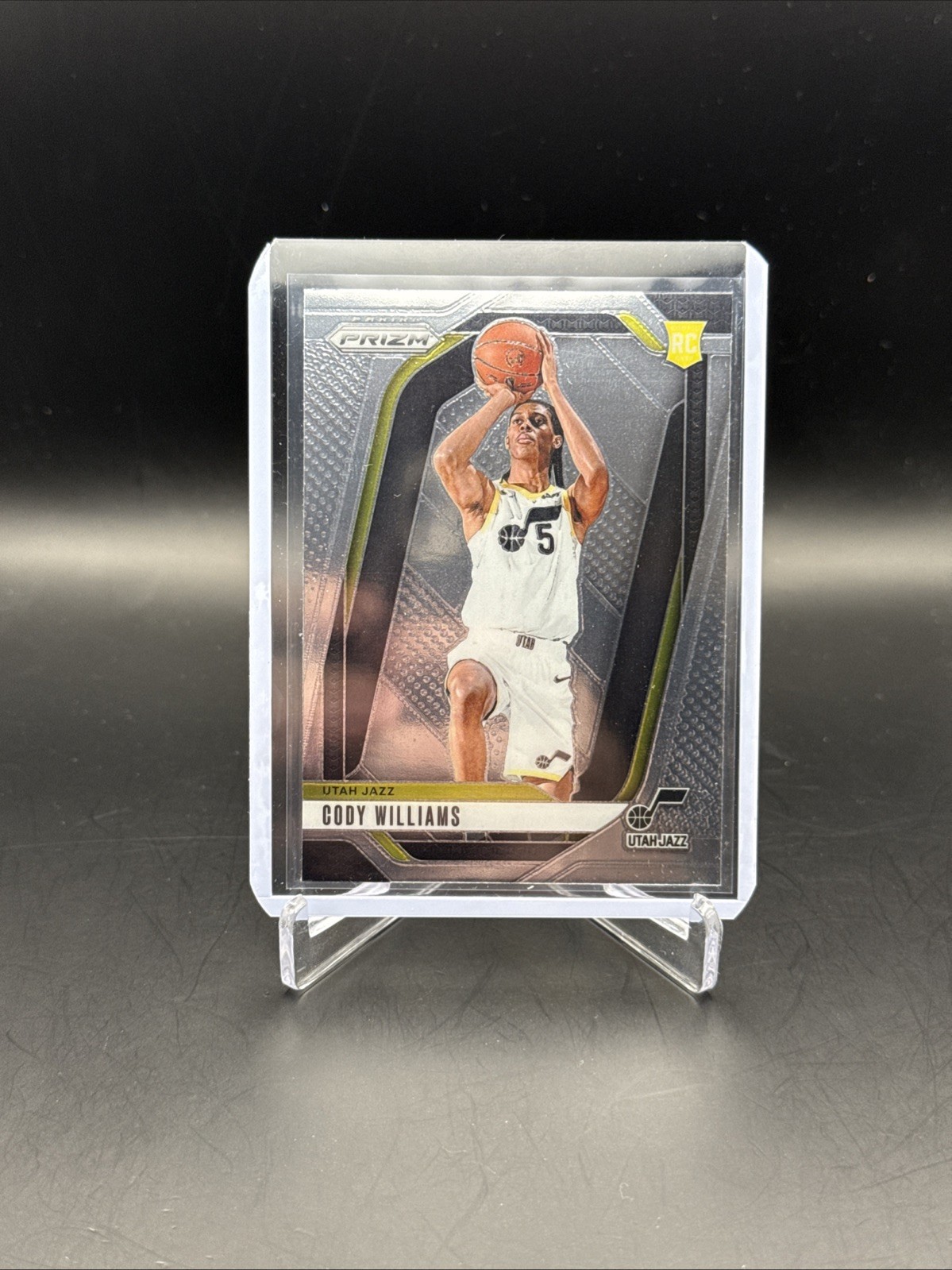 Cody Williams Prizm RC 2024-25 Panini Prizm Rookie #232 Utah Jazz