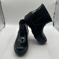 UGG Drizlita Mini Rain Boots, Glossy Black, Waterproof,Women  s SZ: 5 M