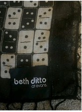 Beth Ditto X Evans Scarf Domino Design Rare BNWOT  Unused