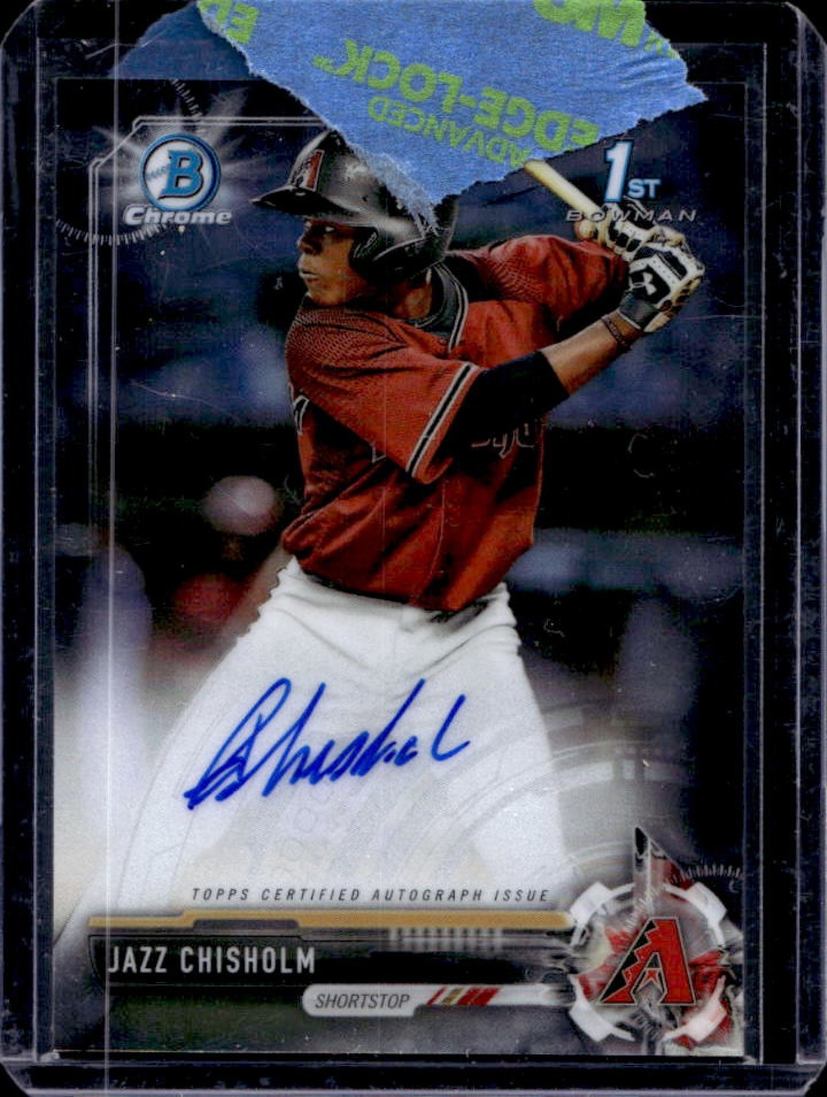 2017 Bowman Chrome Jazz Chisholm Auto 1st #CPA-JC Diamondbacks