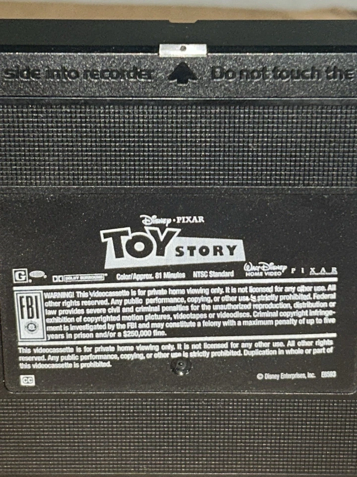 1995 Disney’s Toy Story VHS Tape Gold Collection Special Edition In Clamshell - Image 2 of 4