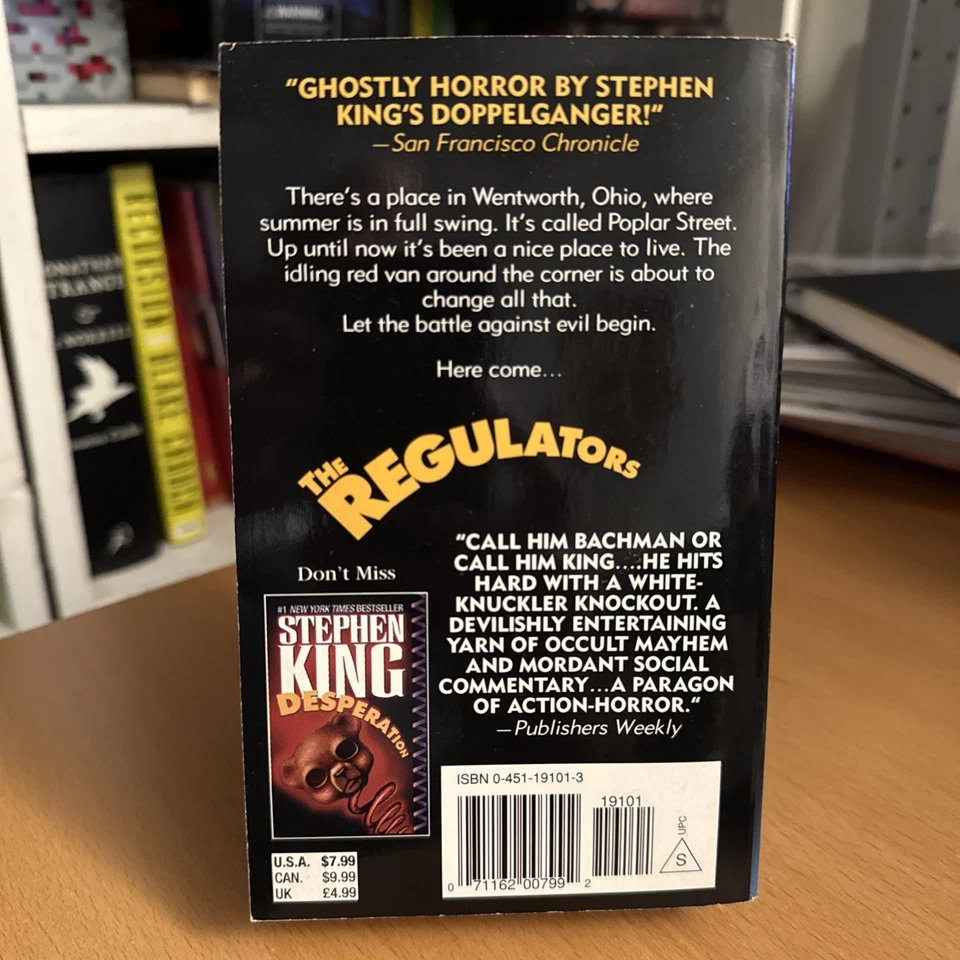 The Regulators by Stephen King/Richard Bachman 1997 1st Signet Printing PB - Image 2 of 4