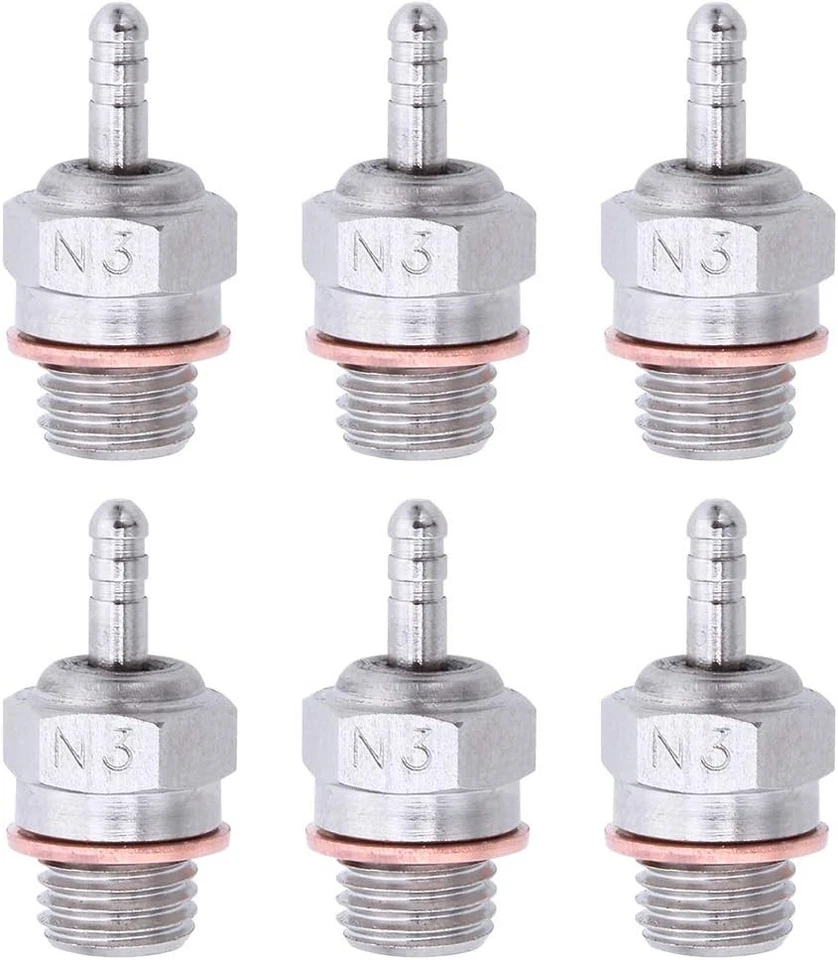 6x 70117H N3 Hot Glow Plugs Replace OS for Traxxas Losi HPI Redcat HSP RC Car - Image 4 of 4