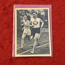 Carta Tabacco 1935-36 Muratti "Focus Points German Sports" ADOLF METZNER #164 EX