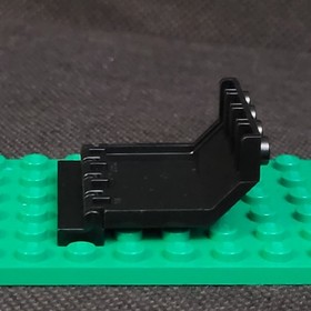 LEGO Black Hinge Tile 1x4 #4625 Black Panel w/ Hinge 2x4x3 1/3 #2582 (Set 6280)