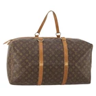 LOUIS VUITTON Monogram Sac Souple 55 Boston Bag M41622 LV Auth 183820