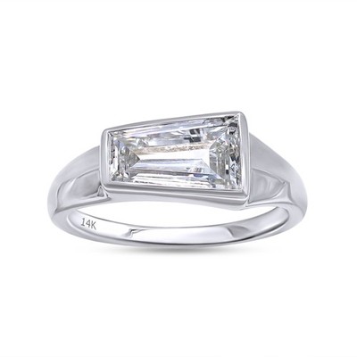 1.13Ct to 1.53Ct Ctw Lab Grown Diamond Solitaire Ring 14K Gold