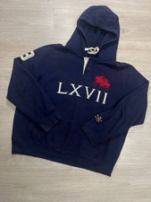 Vintage Polo Ralph Lauren LXVII Big Logo Hoodie Size