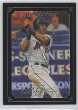 2007 UD Masterpieces Black Linen Frame 24/99 Carlos Beltran #50 1nr3