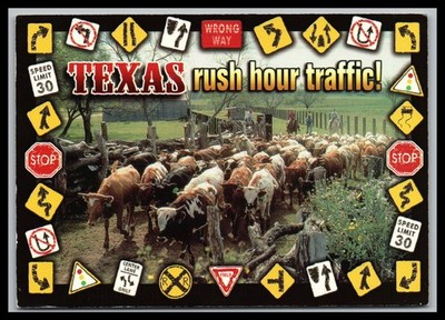 Ansichtskarte Texas rush hour traffic - USA