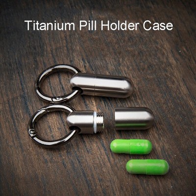 Campingbedarf Schlüsselanhänger Leicht Organizer Pillenhalter Etui Wasserdicht