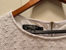 Nine West White Lace Mini Dress Size 2