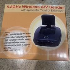 A/V Signal Sender 5.8GHz Wireless 300ft Range NIB
