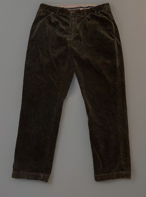 Vintage Polo Ralph Lauren 90s Brown Corduroy Ethan Straight Leg Pants 39x32