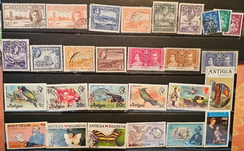 British colonies territories stamps Antigua