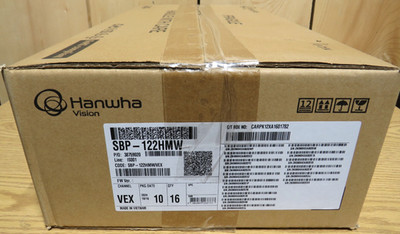 (Case of 16) Hanwha SBP-122HMW Hanging Mount Adapter (FACTORY SEALED) [CTD]