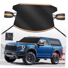 Car Windshield Cover for Snow and Ice - Car Windshield Snow Cover Kit with Side
