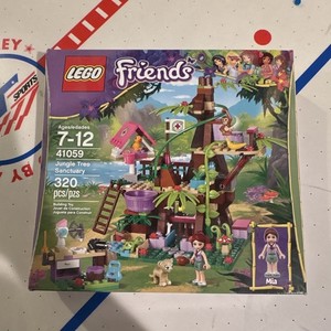 LEGO Friends 41059 Jungle Tree Sanctuary Jungle Rescue 320pcs Ages 7-12 Box