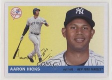2020 Topps Archives 1955 Topps Aaron Hicks #28 06p8