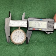 Vintage 925 S ilver Ladies Fob Pocket Watch Untested