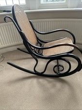 Antique Bentwood Cane Rocking Chair C1900-1920