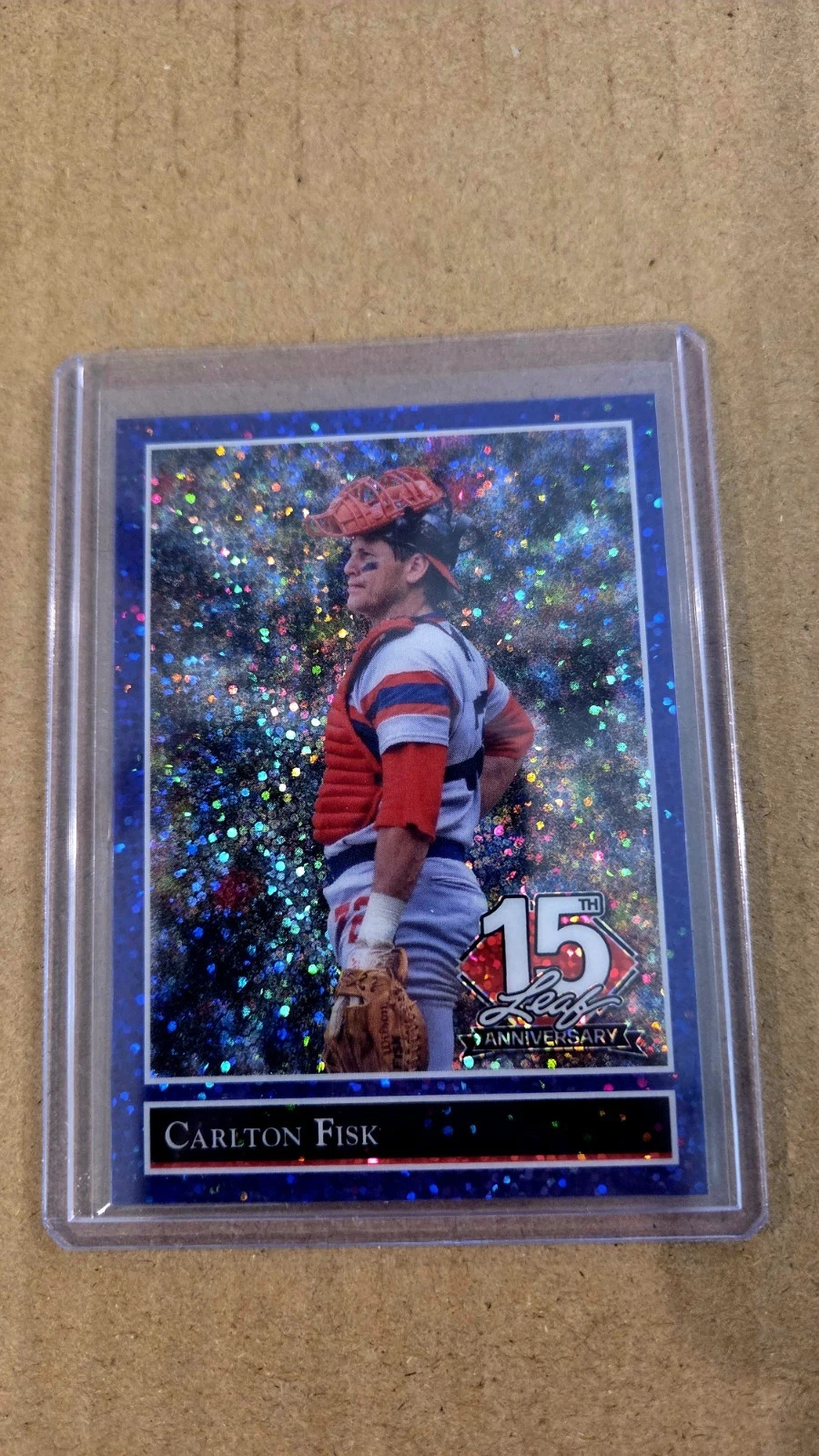 2025 Leaf National NSCC 15th Anniversary Carlton Fisk 1/7 Purple Sparkles 1992