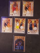 Lot Of 6 Rise-n-shine NBA Basketball Relic Cards All In Excellent Condition!