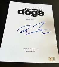 QUENTIN TARANTINO SIGNED AUTOGRAPH MOVIE SCRIPT RESERVOIR DOGS BECKETT BAS COA D