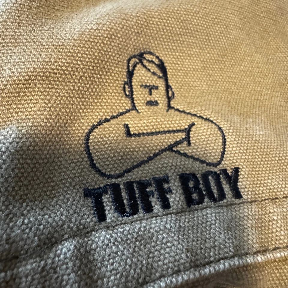 DRI Duck Tuff Boy Canvas Jacket Men's Large Brown Chore Barn Work Rancher Farm - Image 3 of 4