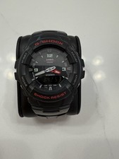 Casio G-Shock G100-1BVWT Analog Digital Watch Black Resin Band, WR 20bar