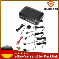 Rückfahrwarner Auto 4 Sensoren Nachrüsten hinten Parkhilfe PDC Universal Schwarz