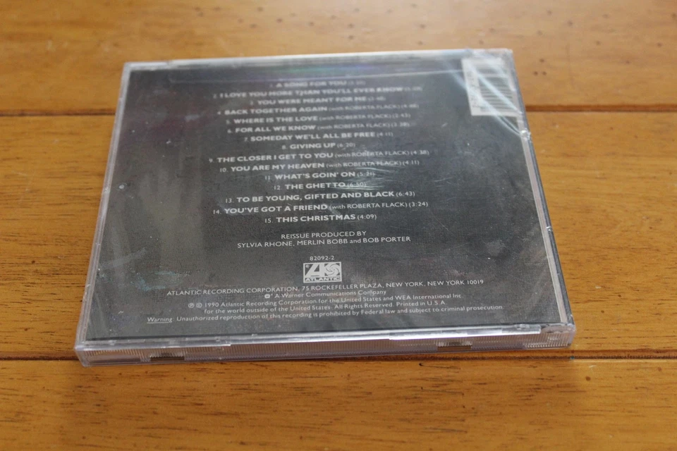 Donny Hathaway CD A Donny Hathaway Collection Soul R&B Classic Hits New Sealed - Image 2 of 2