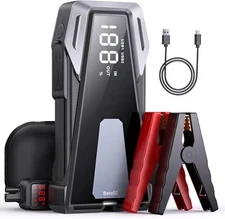 Portable Car Battery Jump Starter 6000A 21800mAh, Jumper Starter... 