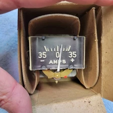 Auto-lite K-10876 Ammeter Guage 1947 1948 Plymouth P-15  0-35 Amp NOS