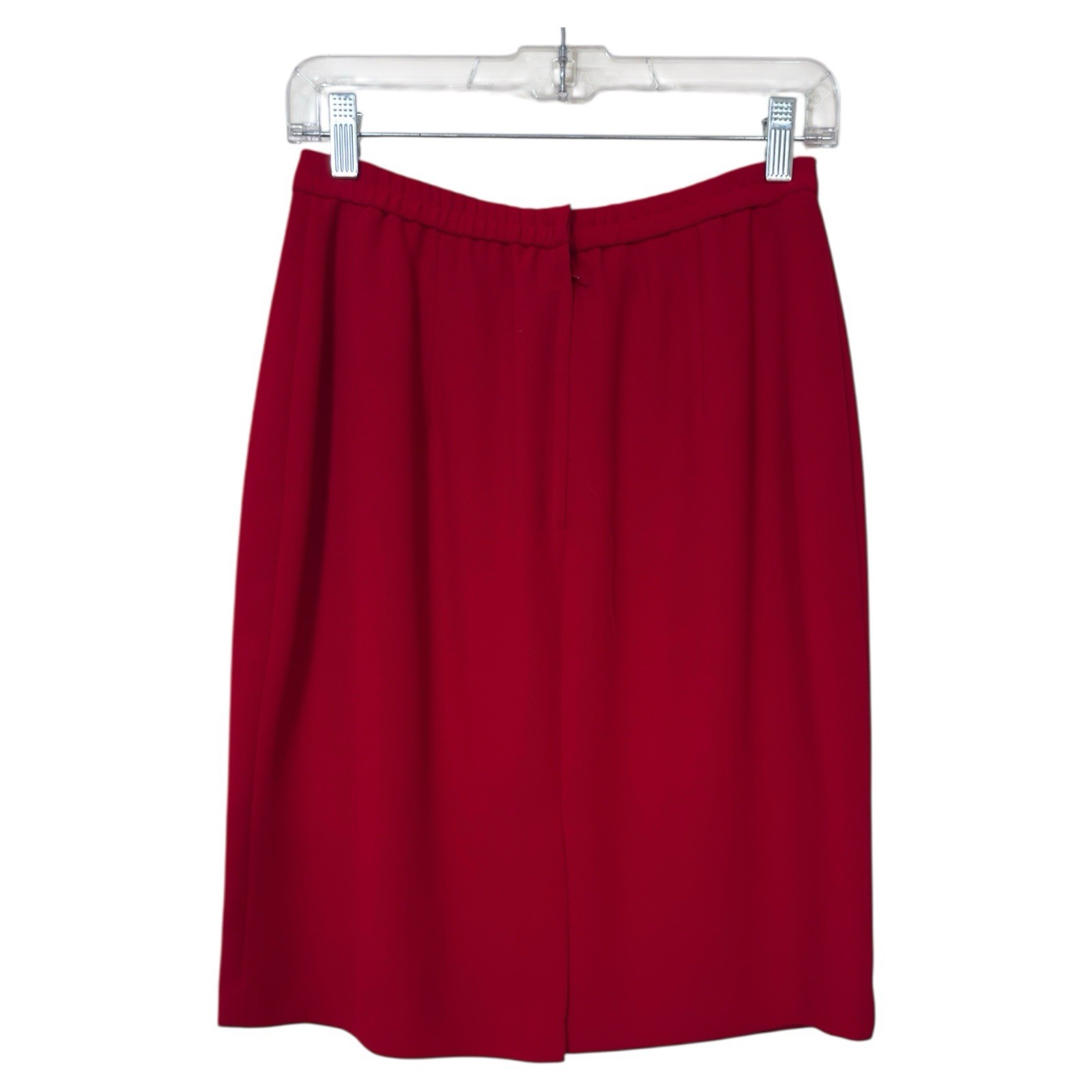 Donna Morgan 10P Solid Red Polyester 2 PC Skirt S… - image 6